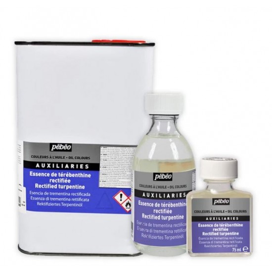 Pebeo Turpentine Oil Painting Auxiliaries Solvent Dilutant Rectified